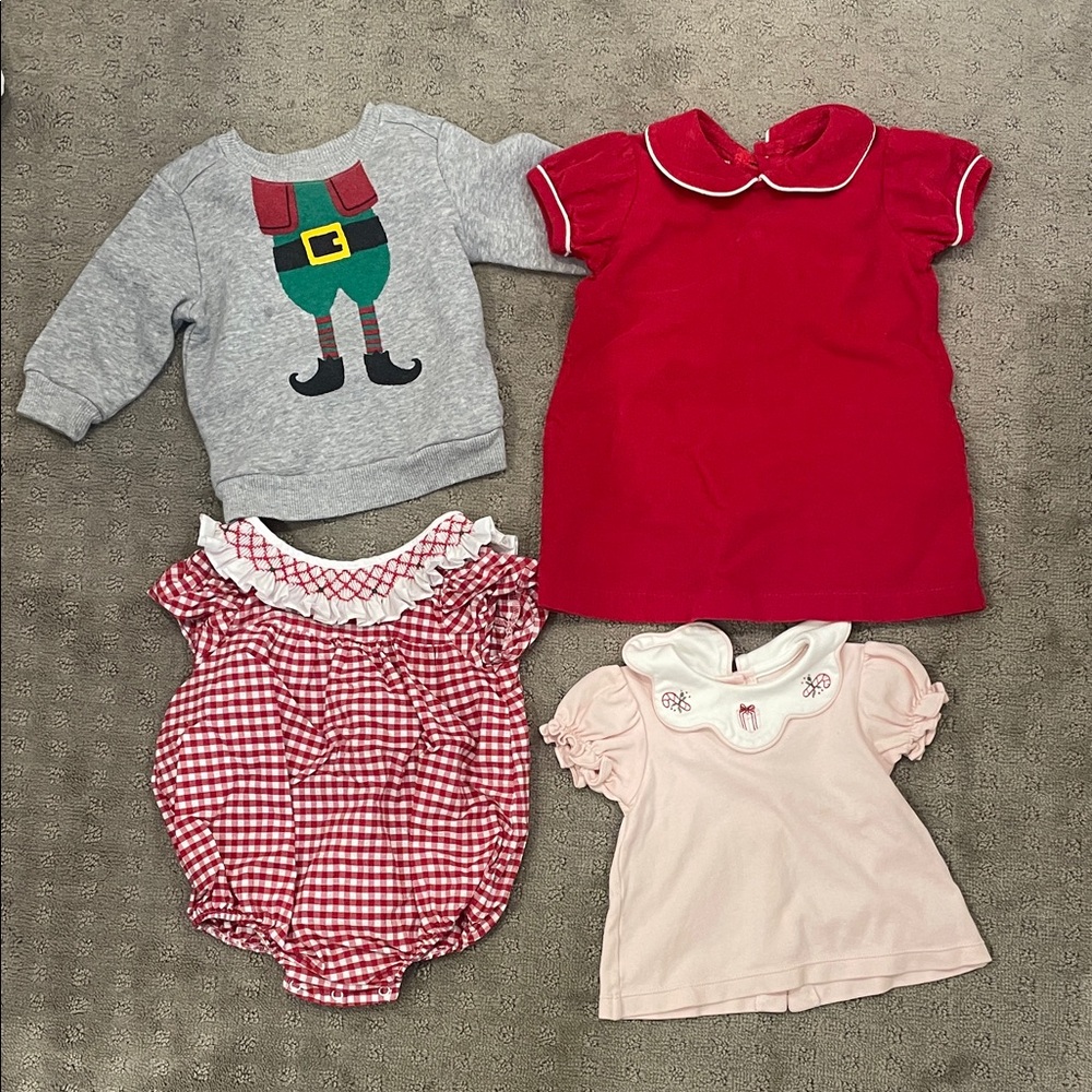 9-12 month girl Christmas bundle